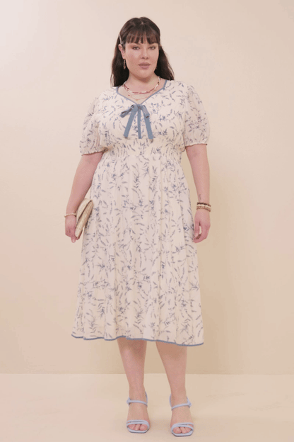 Wrenleigh Dress in Blue- Misses and Plus (S-3X)