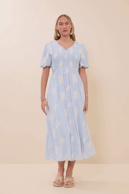 Lanelle Dress in Blue- Misses (S-L)