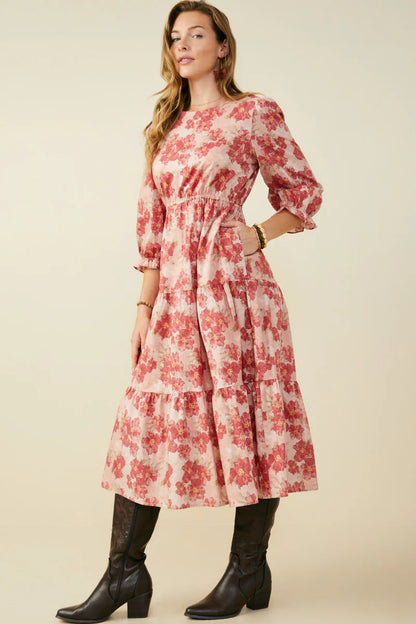 Rosamund Dress in Mauve- Misses and Plus (S-3X)