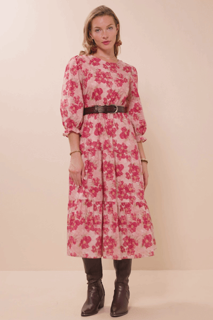 Rosamund Dress in Mauve- Misses and Plus (S-3X)