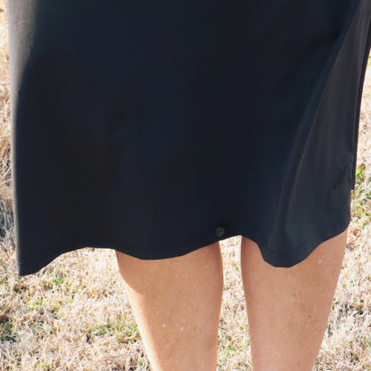 Classic Mod Skirt in Black- Misses and Plus (XS-5X)