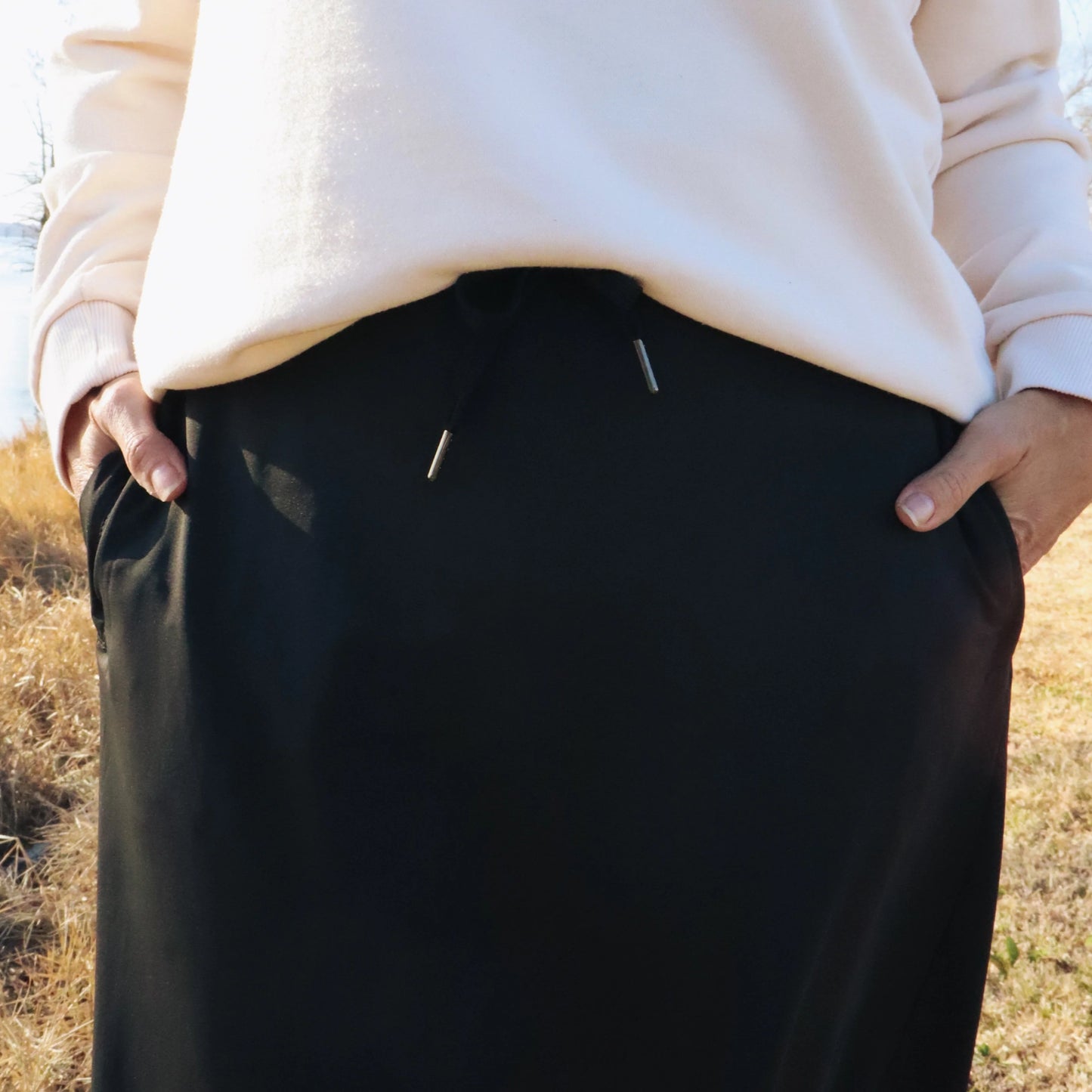 Classic Mod Skirt in Black- Misses and Plus (XS-5X)