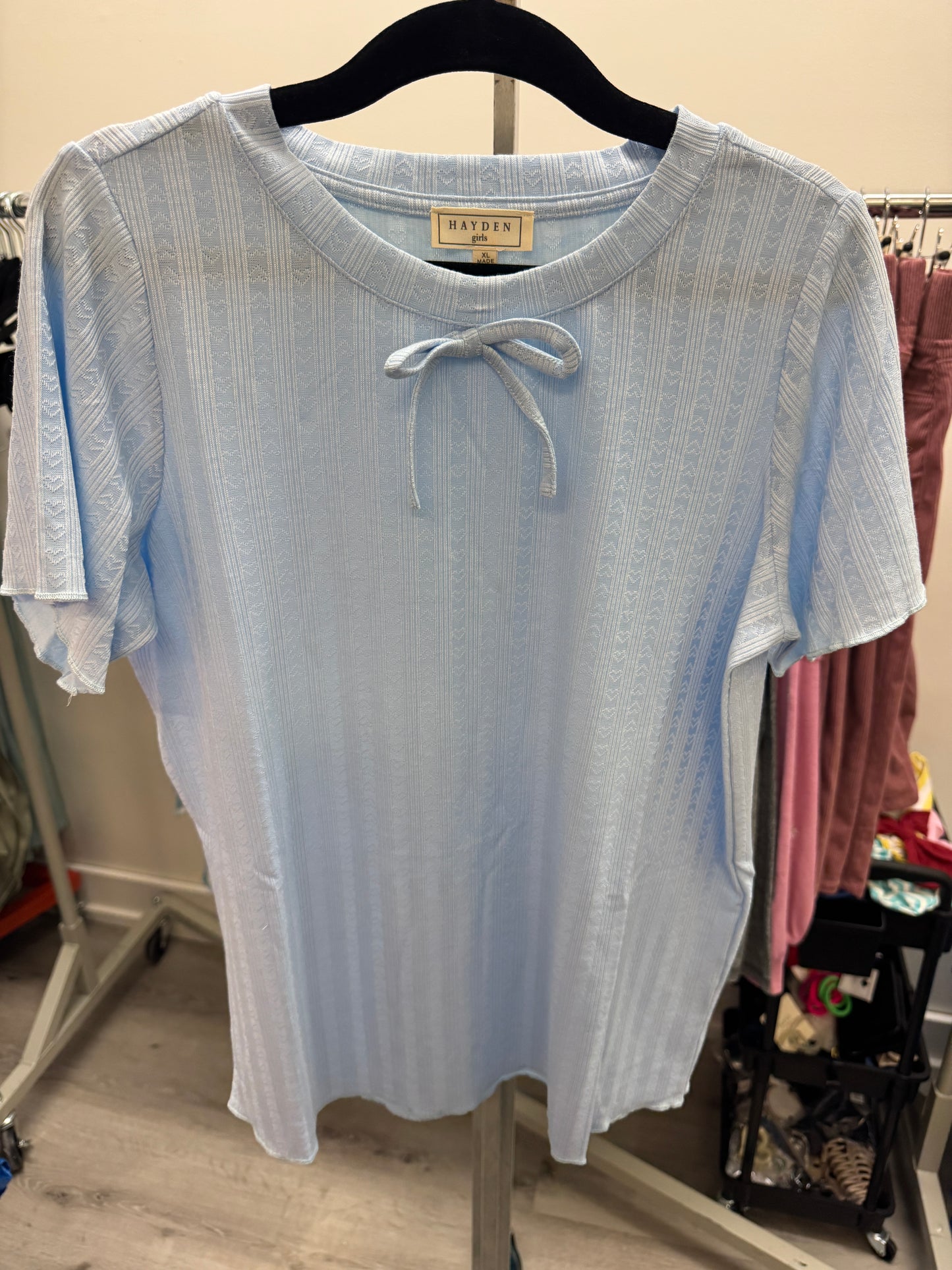 Eliza Top in Blue- Tween (S 7/8- XL 13/14)