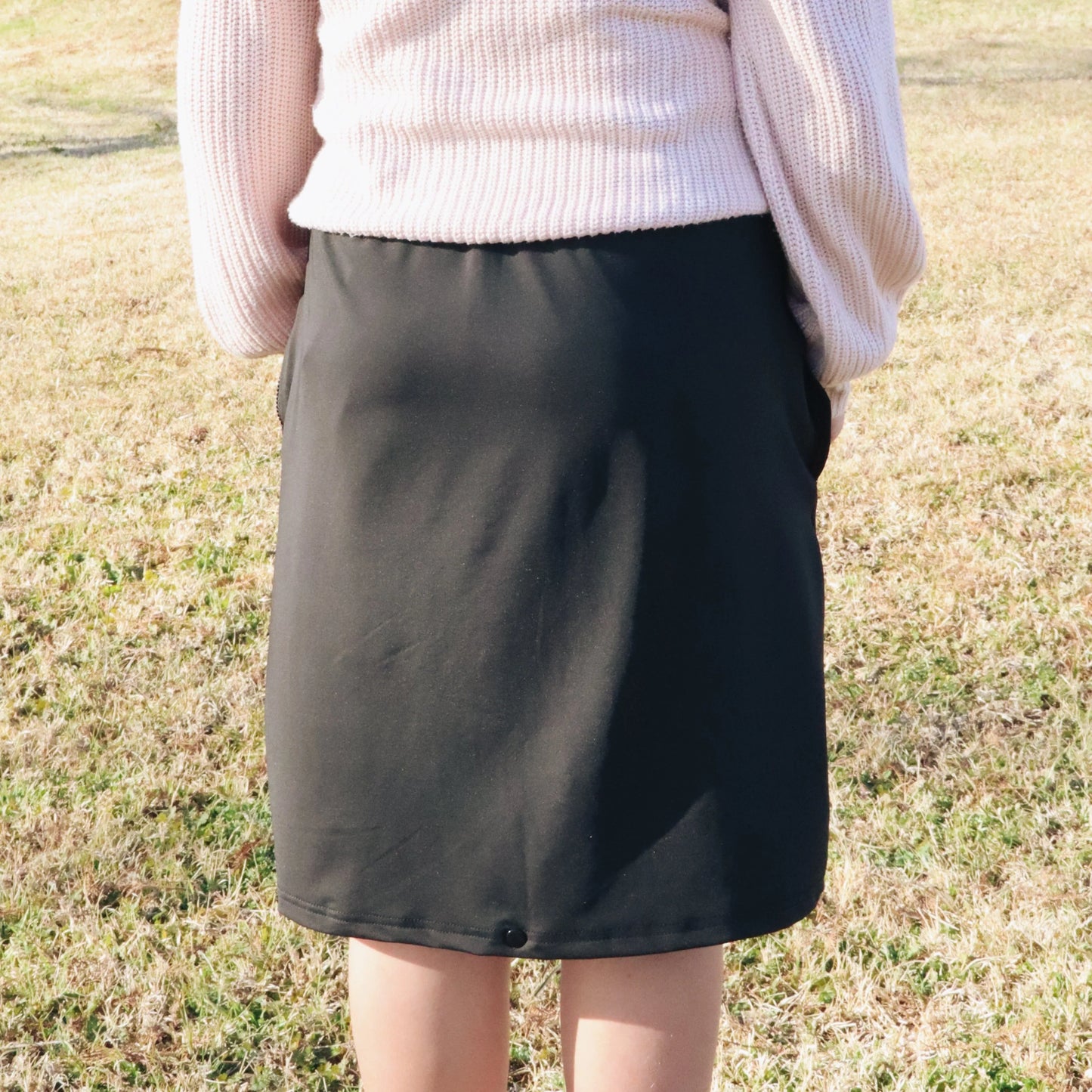 Classic Youth Mod Skirt in Black- Girls (S 4/6-XL 16/18)