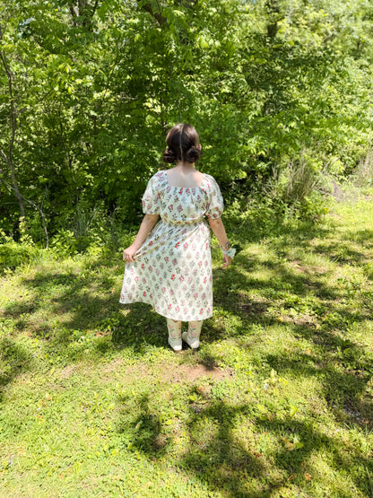 Eloise Dress in Cream- Tween (S 7/8- XL 13/14)