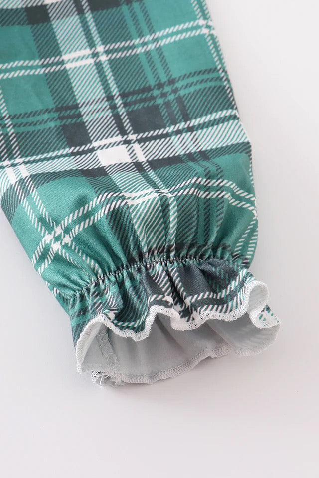 Scottie Dress in Green Plaid- Girls (2-8)