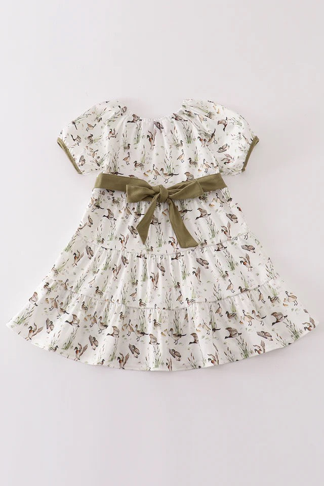 Kya Dress in Sage- Girls (2-6)