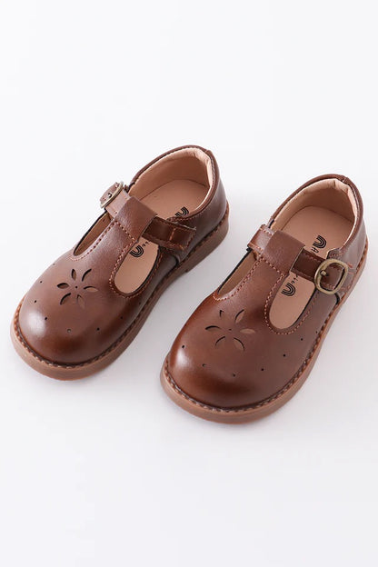 Vintage Appleseed Mary Jane Shoes in Dk Brown- Girls (7-12)