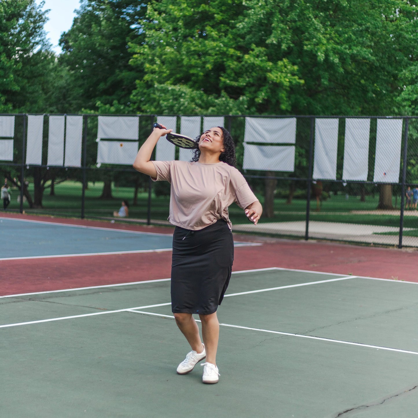 Classic Mod Skirt in Black- Misses and Plus (XS-5X)