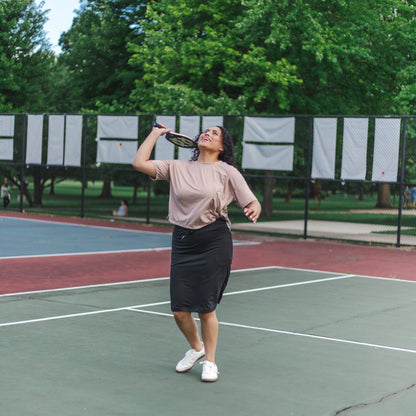 Classic Mod Skirt in Black- Misses and Plus (XS-5X)