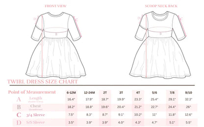 Pocket Twirl Dress in Floral Frenzy- Infant/Girls/Tween (6/12M-7/8)