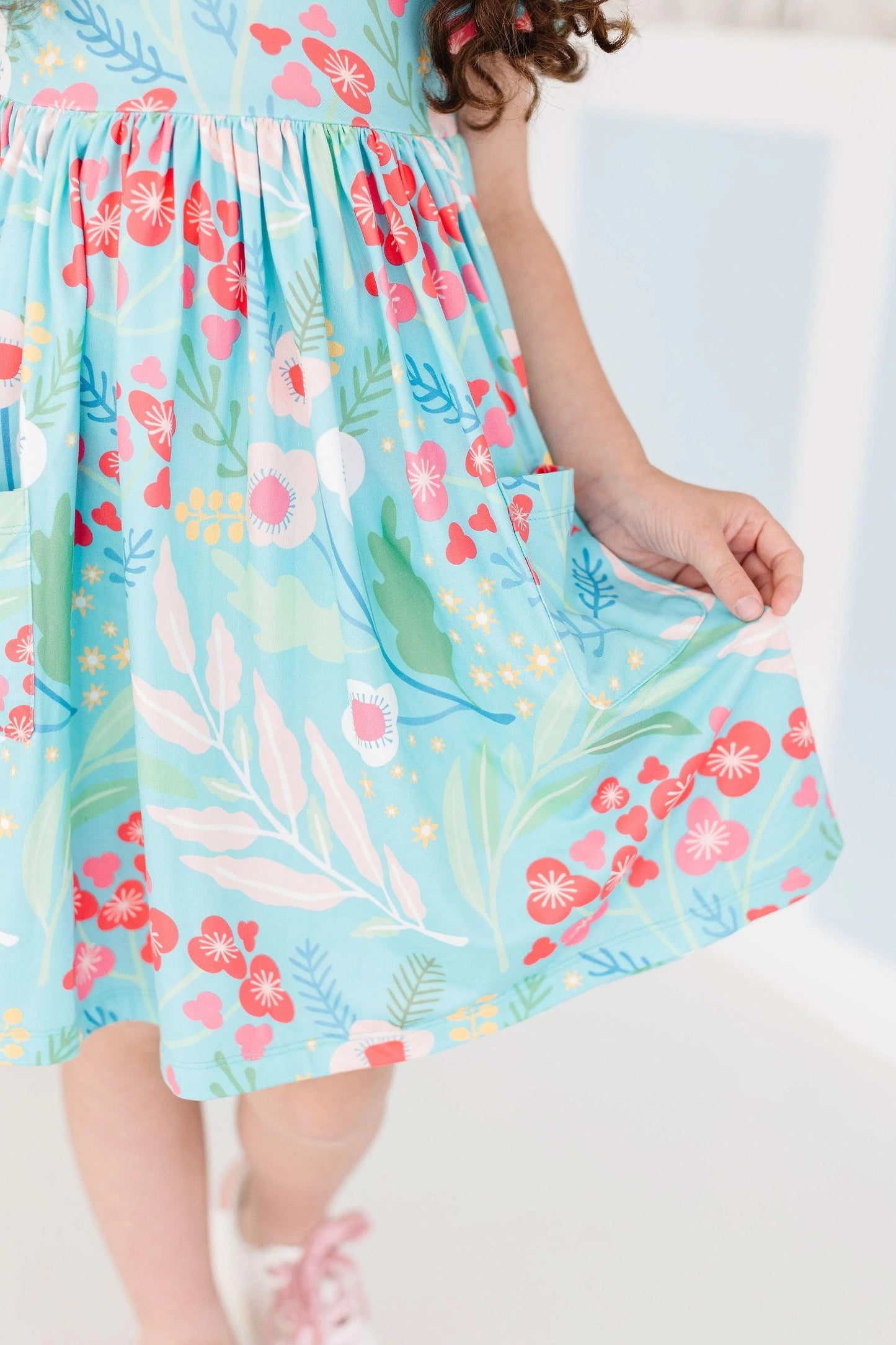 Pocket Twirl Dress in Spring Breeze- Infant/Girls (6/12M-3T,5/6)