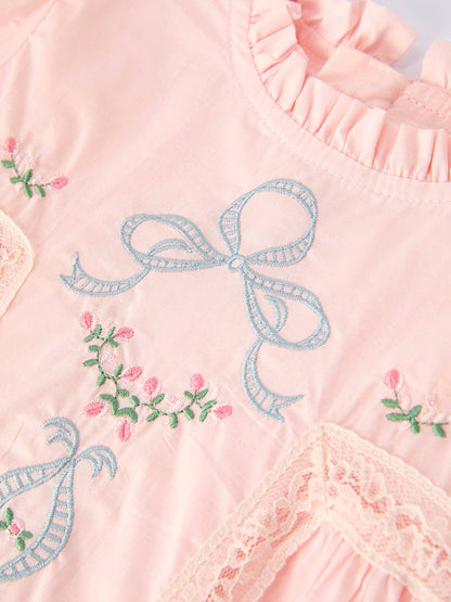 Cecily Dress in Pink- Girls (2-7)
