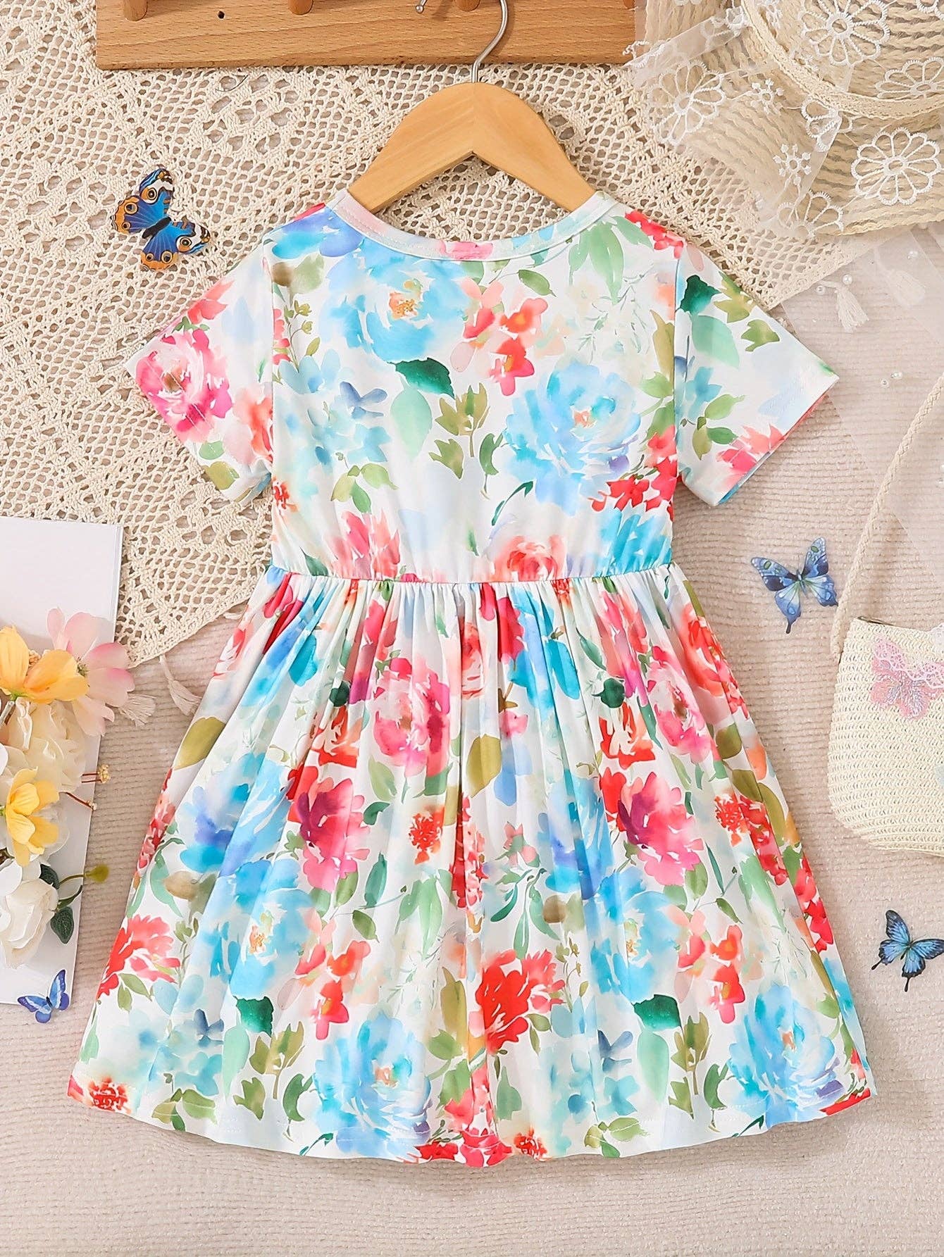 Sunrise Floral Dress in Multi- Girls (1-2Y - 7-8Y)