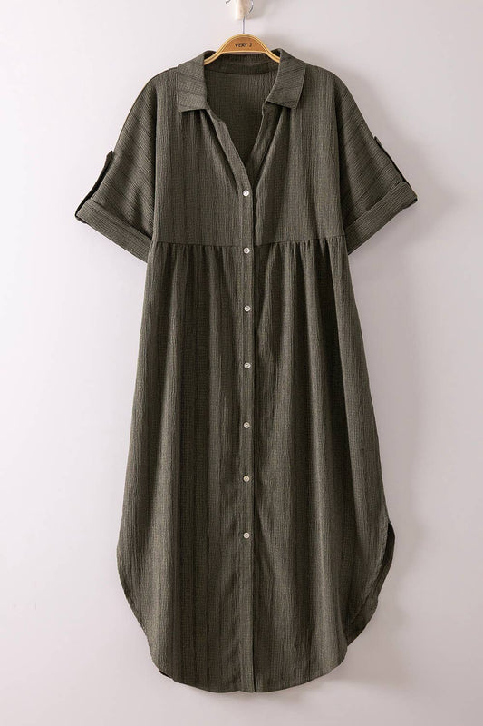 Aspen Dress in Olive- Misses (S-L)