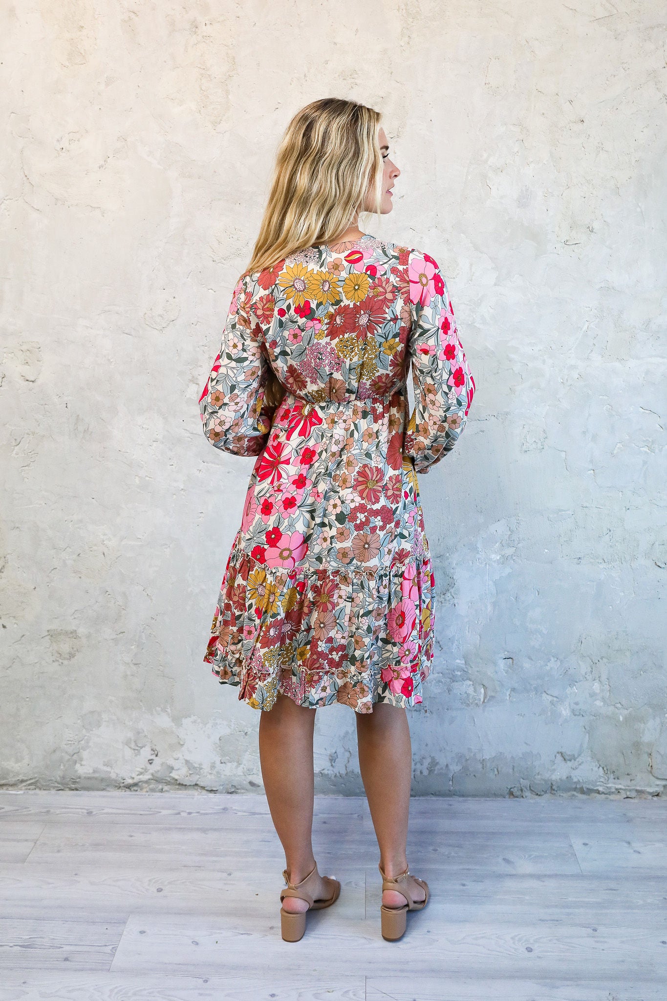 Asher Dress in Sherbet Pink- Misses & Plus (S-4X)