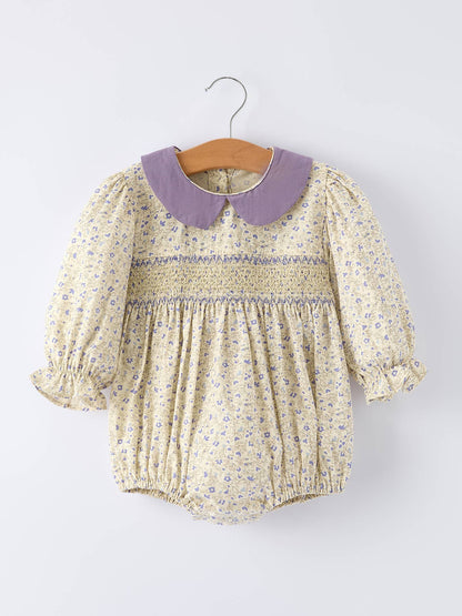 Primrose Romper in Pink- Infant Girls (6M-24M)