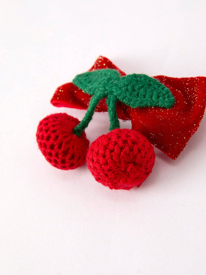 Cherry Hairpin in Red- Girls Accessories