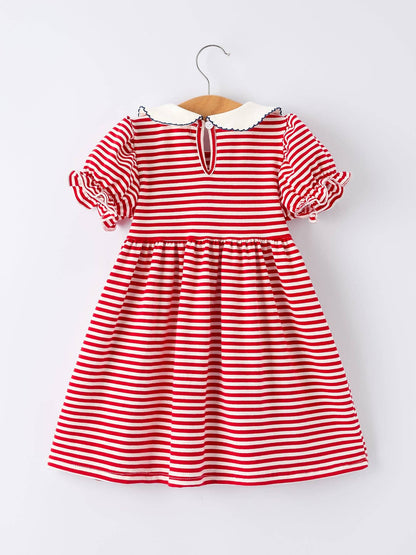 Betsy Dress in Red- Girls (2-7)