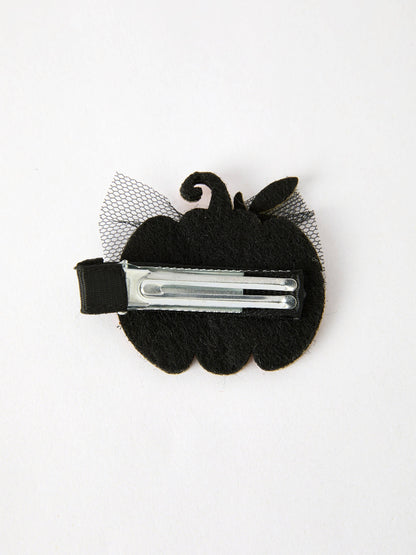 Sparkling Pumpkin Hair Clip- Hair Accessories