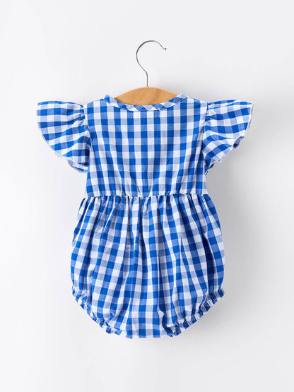 Bexley Romper in Blue- Infant Girls (3M-18M)
