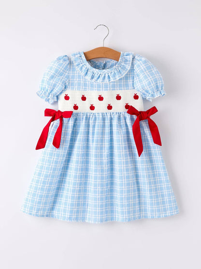 Amelia Dress in Blue- Girls (2-7)