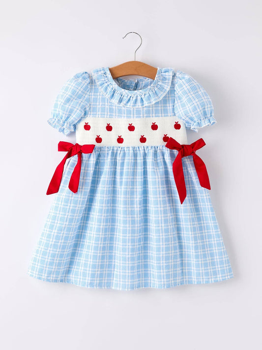 Amelia Dress in Blue- Girls (2-7)