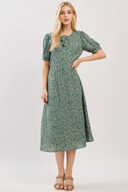 Verity Dress in Agave Green- Misses (S-L)