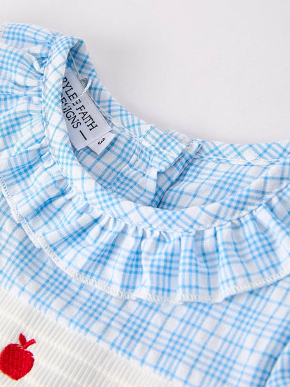 Amelia Dress in Blue- Girls (2-7)