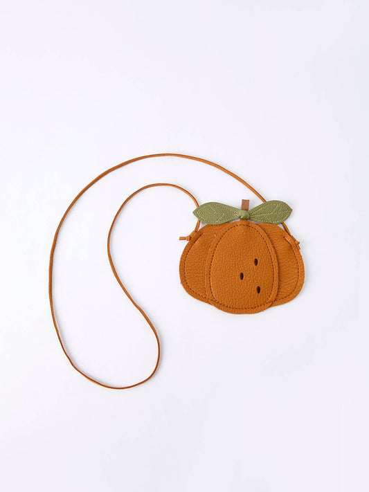Pumpkin Crossbody Bag in Orange- Girls Accessories