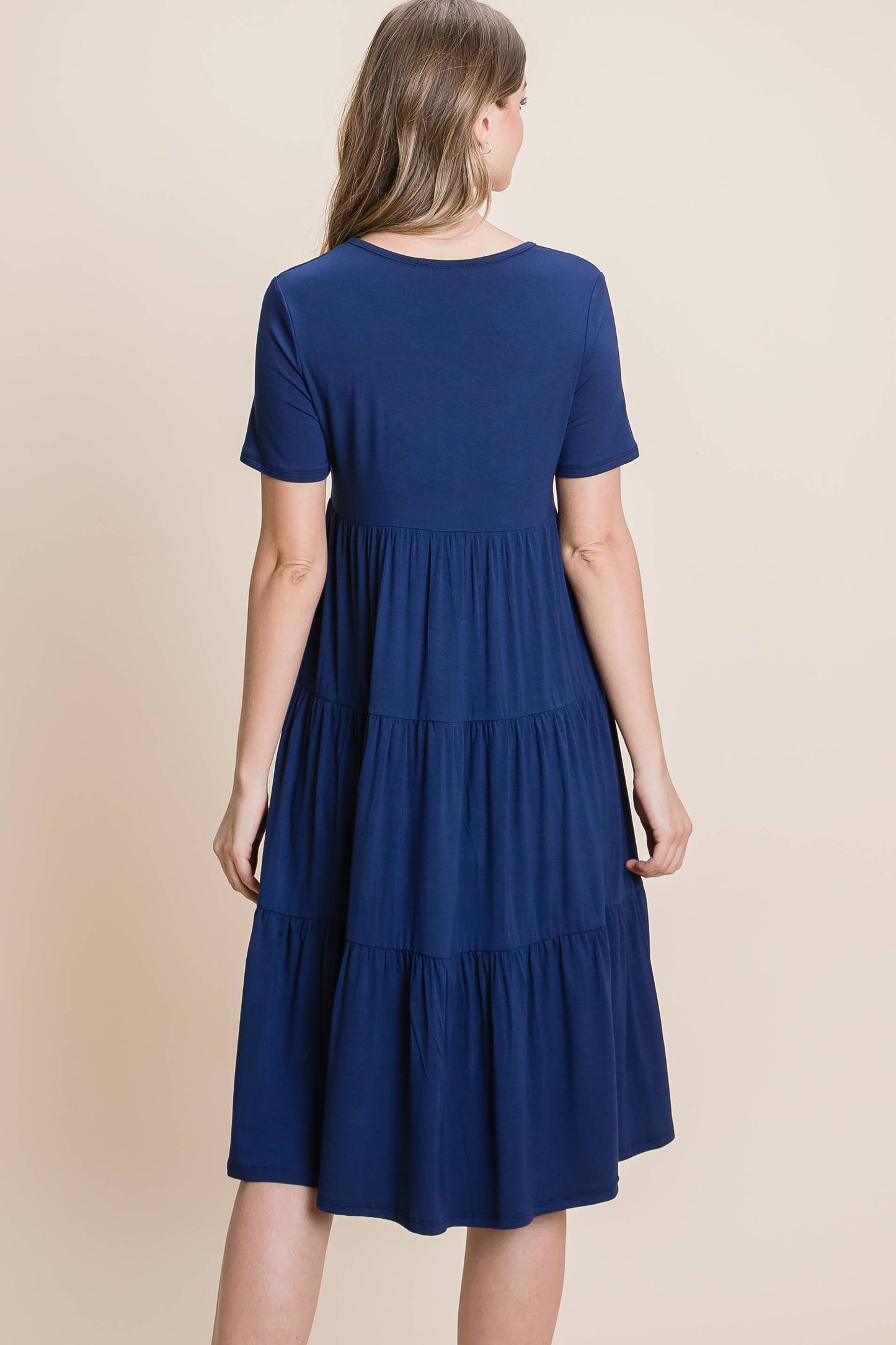 Joanna Dress in Navy- Misses (S-XL)