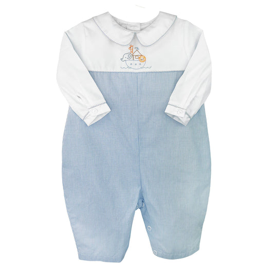 Noah's Ark Longall in Blue- Infant Boys (3M-24M)