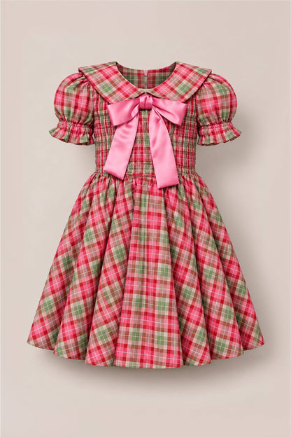 *PREORDER* Mini Alice Dress in Rosewood Tartan- Girls (2T-13/14)