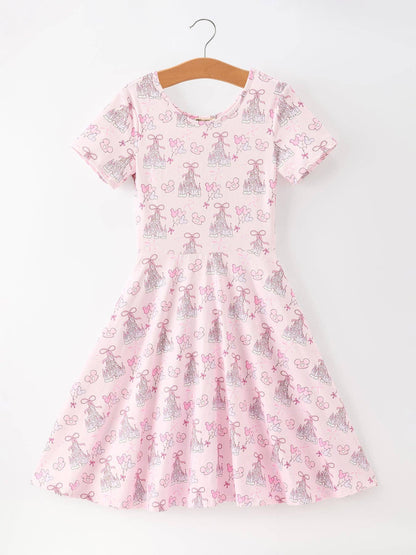 Meet Me at the Castle Dress in Pink- Misses (S-XL)