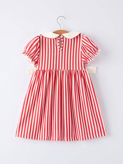 Lovey Dress in Red/White- Girls (2-6)
