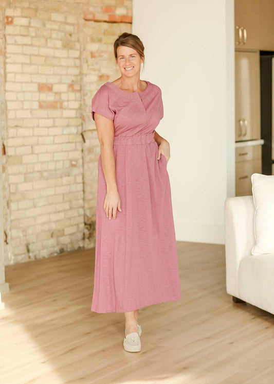 Reva Dress in Mulberry- Misses (L)