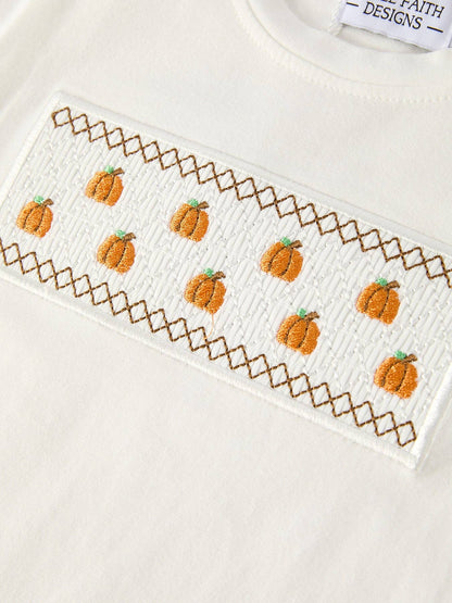 Pumpkin Patch Smocked Boys Set in Tan- Boys (2-5)