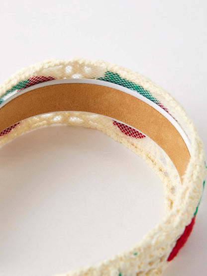 Sweet Cherry Crochet Headband- Girls