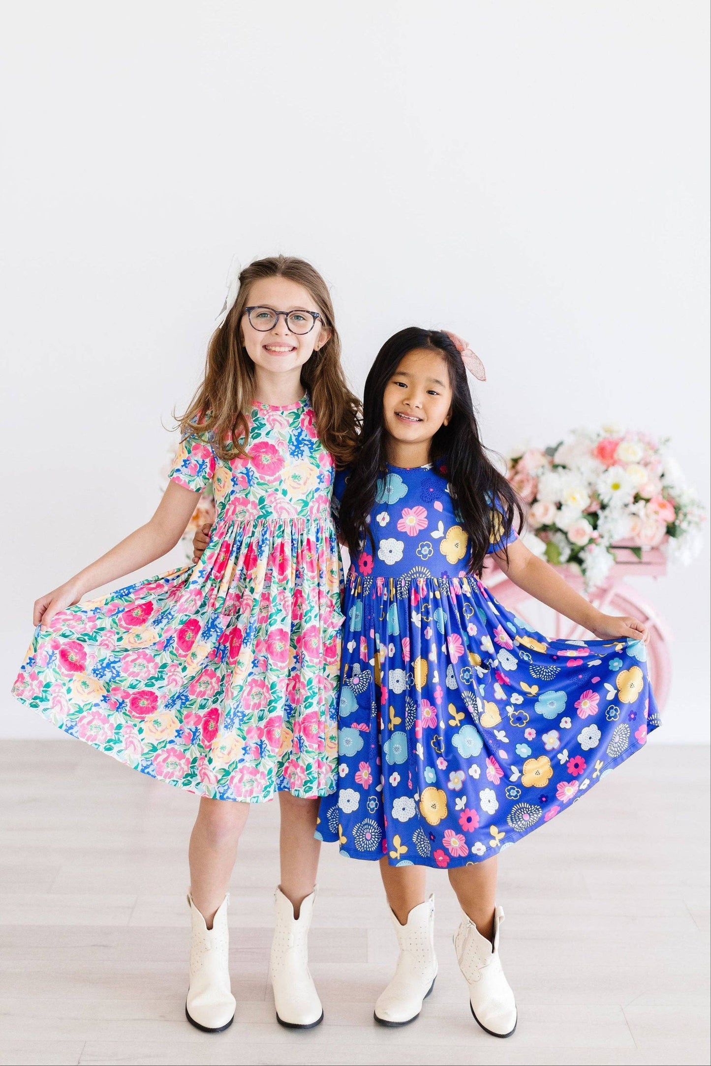 Wildflower Wishes Dress in Multi- Girls (2T-9/10)