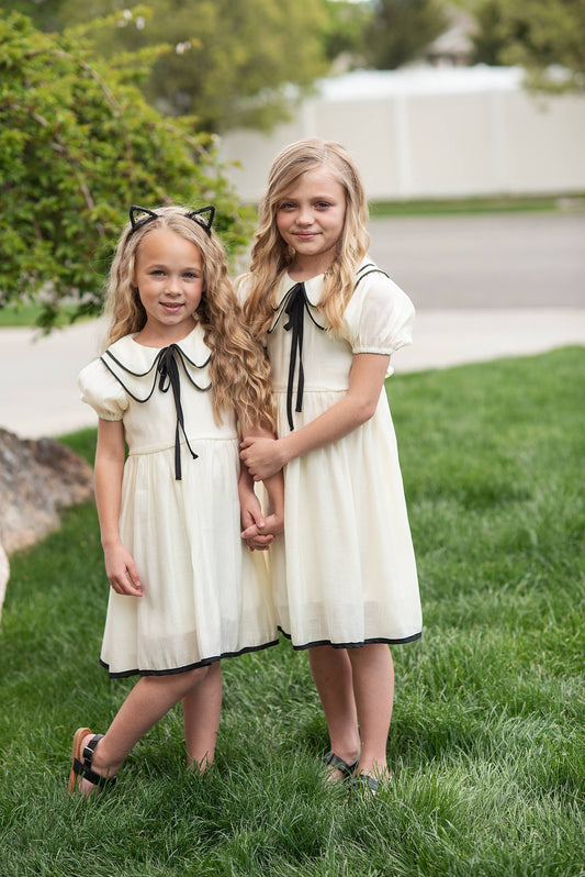 Arthena Dress in Ivory- Girls (3/4-10/12)