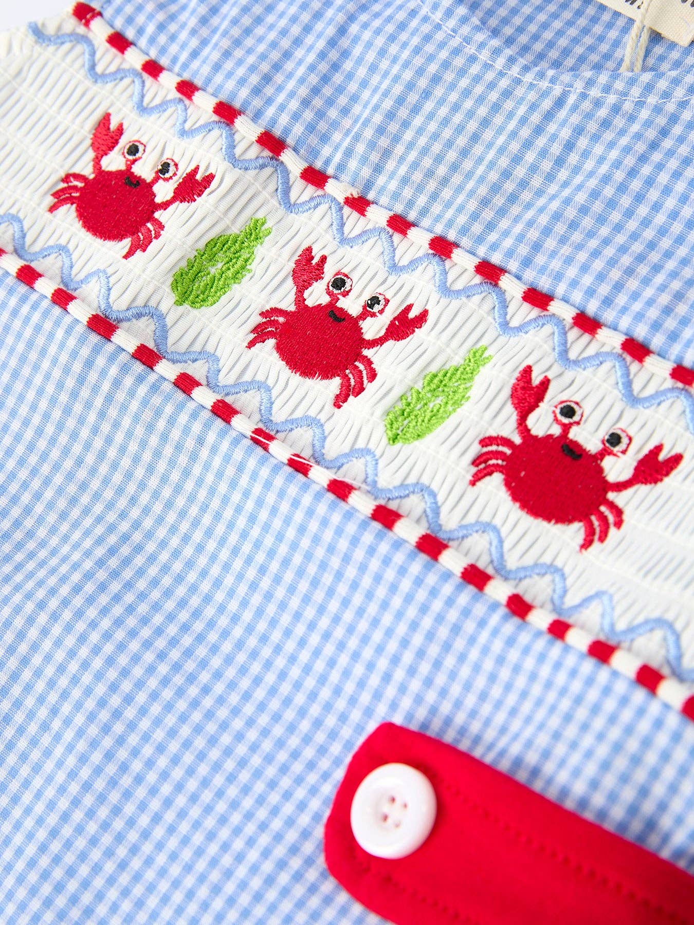 Beckett Romper in Blue- Infant Boys (3M-18M)