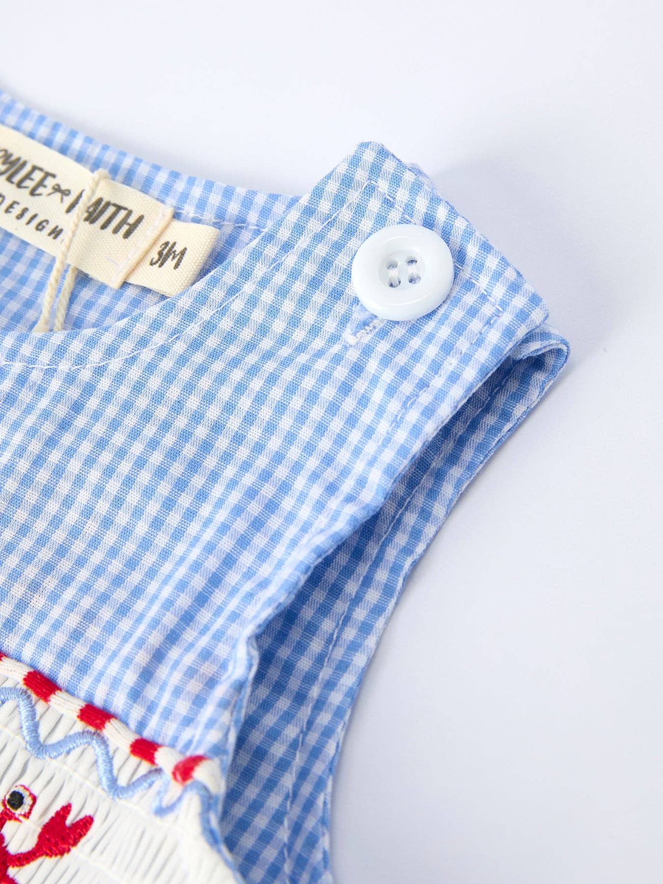 Beckett Romper in Blue- Infant Boys (3M-18M)