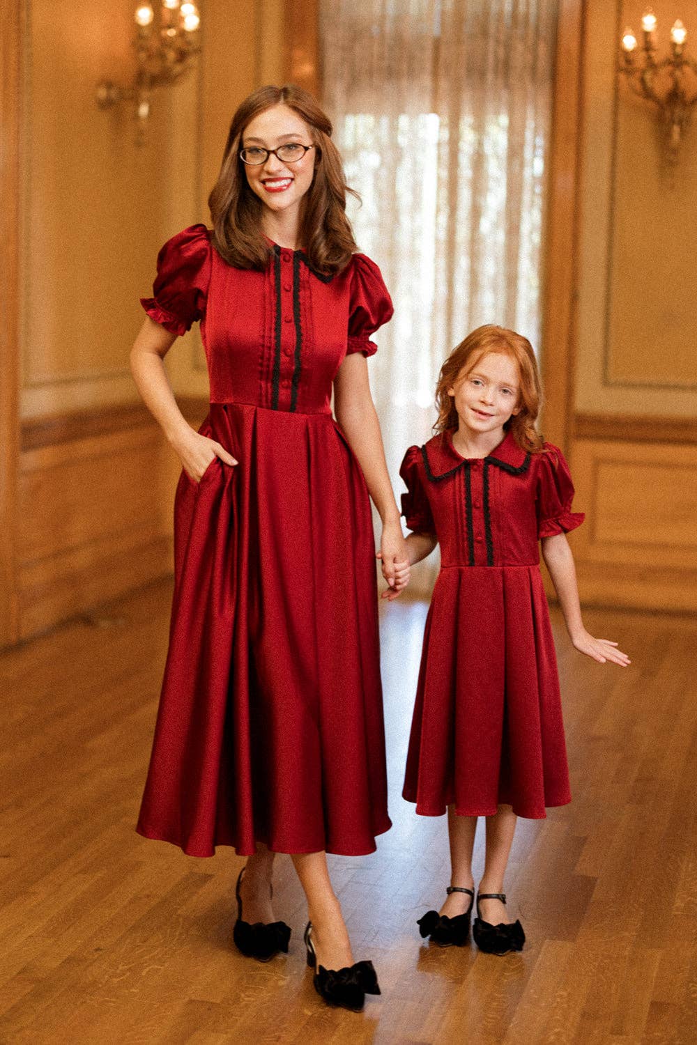 *PREORDER* Sophia Dress in Garnet- Misses and Plus (0-22W)