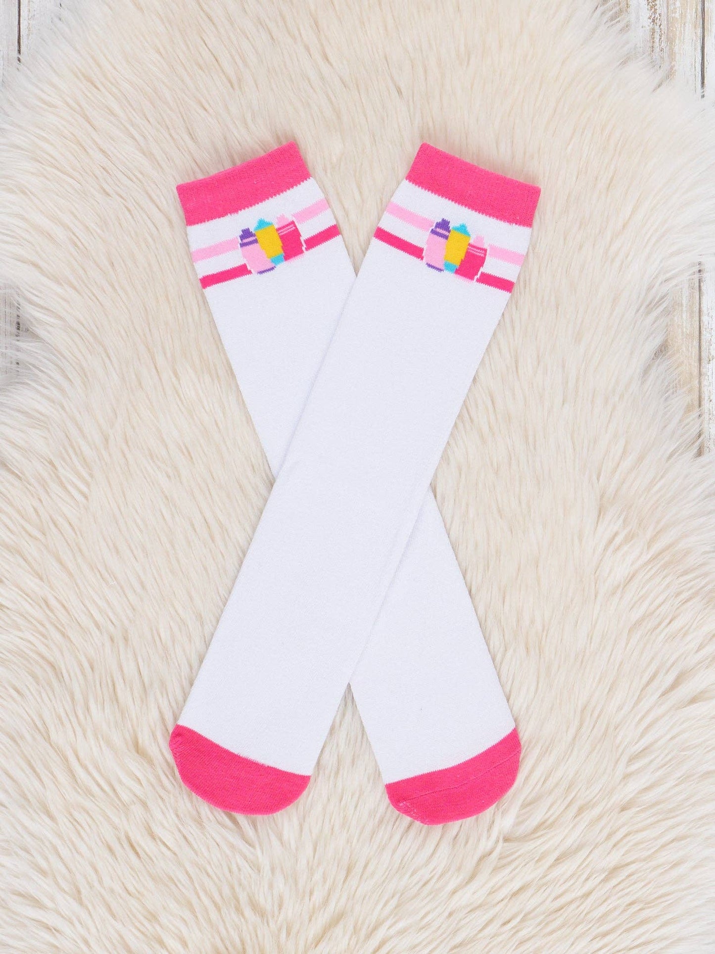 Knee Socks in Cutie Crayons- Girls (OS)
