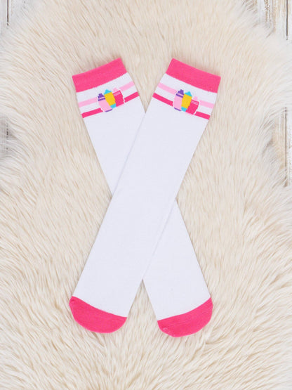 Knee Socks in Cutie Crayons- Girls (OS)