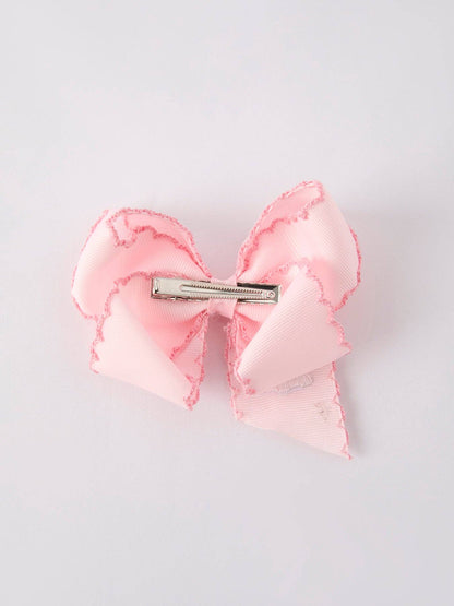 Ghost Bow Hairpin in Pink- Hair Accessories