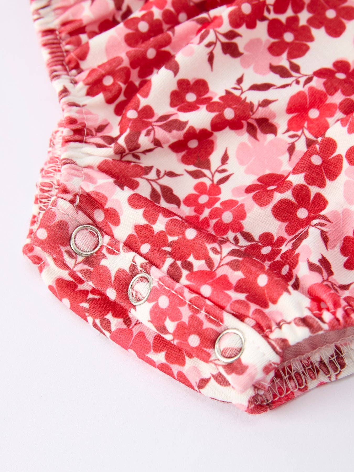 Be Mine Girl's Romper in Red- Infant Girls (3M-18M)