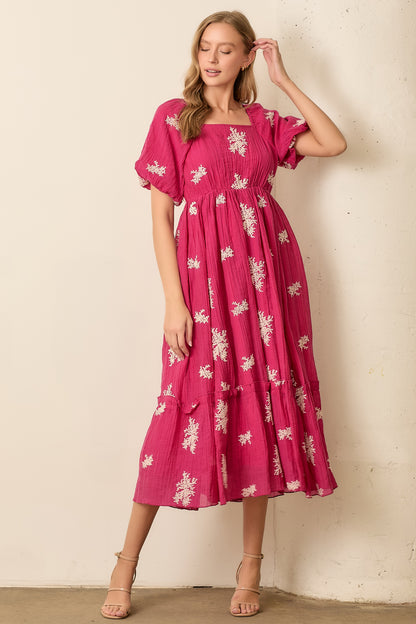 Grace Dress in Berry- Misses and Plus (S-3X)