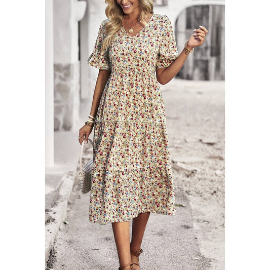 Maribelle Dress in Beige- Misses (L)