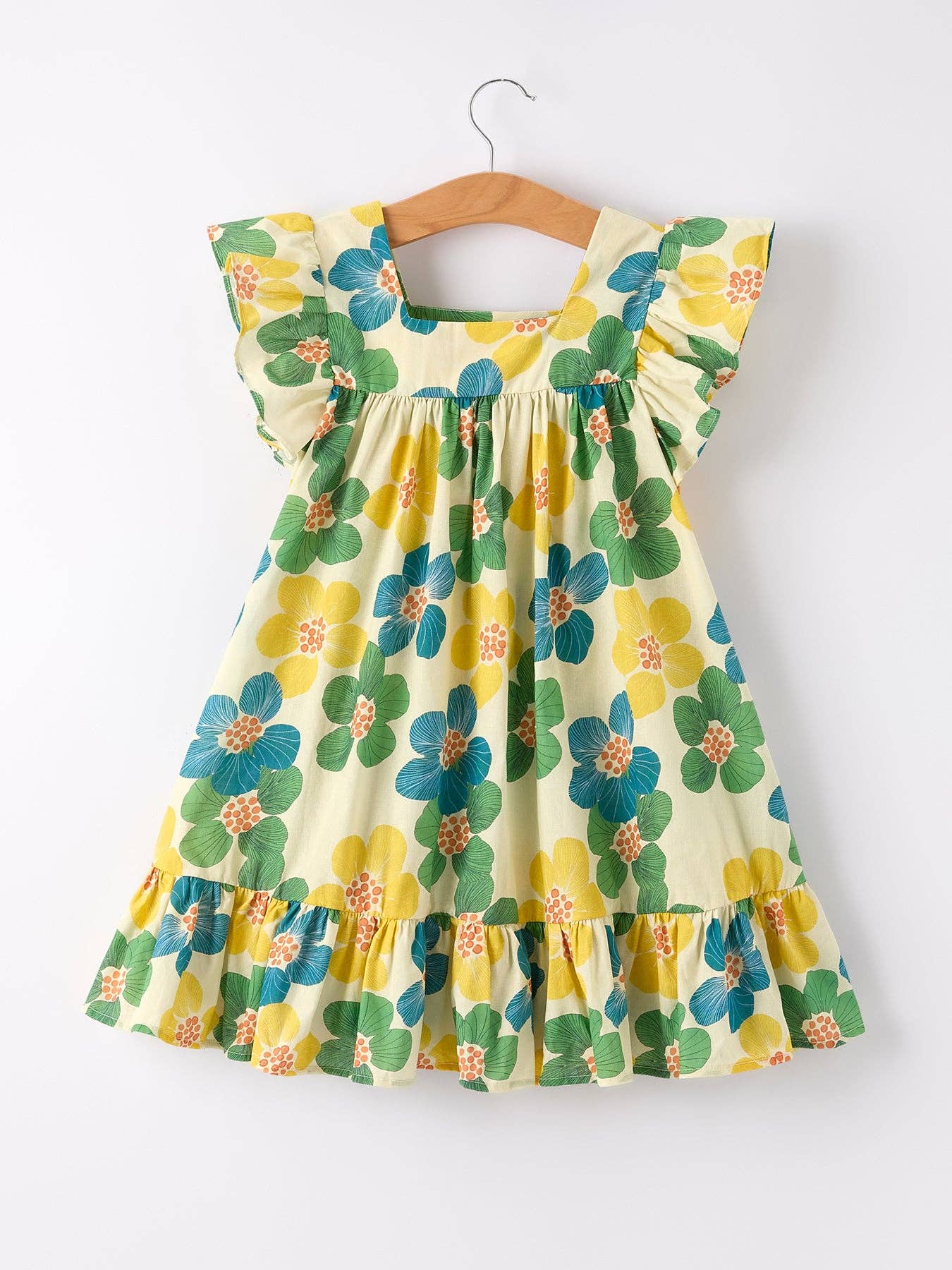 Sunpetal Bloom Dress in Yellow- Girls (5-10/12)